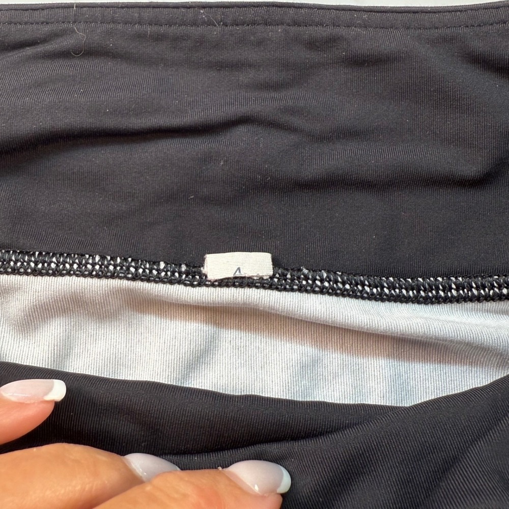 Lululemon Pace Tight Leggings Flashback Static Black White Raspberry Size 4 - Picture 5 of 8